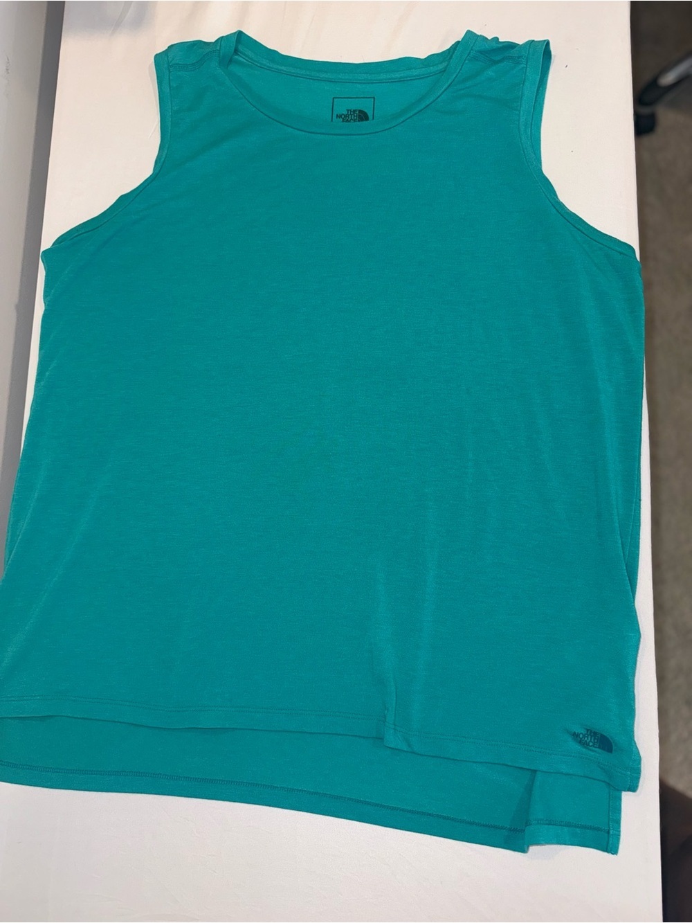 The North Face Women’s Logo Sleeveless Tank Top - Teal Size XXL - Picture 9 of 12
